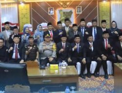 Sidang Paripurna DPRD Prabumulih Terapkan Pasangan H Arlan – Franky Nasril Sebagai Walikota dan Wakil Walikota Terpilih