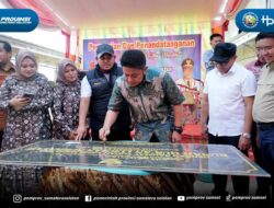 Gubernur HD Resmikan Pasar Modern Grand Citra Mandiri (GCM) di Talang Kepuh Kecamatan Gandus