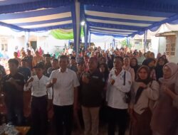 Dihadapan Warga Desa Rengas 1 dan Rengas 2, Anggota DPRD Provinsi Sumsel H Aswan Mufti Berjanji Perjuangkan Perbaikan Jalan Rengas-Payaraman