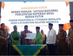 Wakil Bupati Ogan Ilir Menerima Kunjungan Kerja Menko Bidang Pangan di Ponpes Al-Ittifaqiah