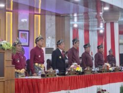 Ketua DPRD Ogan Ilir Edwin Cahya Putra Pimpin Sidang Paripurna Peringatan HUT Ogan Ilir ke 22