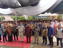 Didepan Ribuan Siswa SMKN 1 Lempuing Jaya OKI, Anggota DPRD Provinsi Sumsel H Aswan Mufti Terima Aspirasi Pembangunan Gedung Olahraga, Asrama, Mesin Mobil dan Beasiswa 