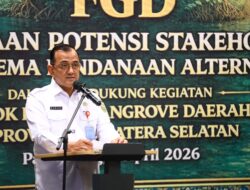Sekda Sumsel Edward Candra Buka FGD Mangrove, Tekankan Peran Strategis dan Kolaborasi Multipihak
