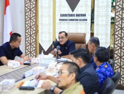 Sekda Sumsel Edward Candra Hadiri Rakor Karhutla 2026, Targetkan Status Siaga Darurat Sebelum 23 April