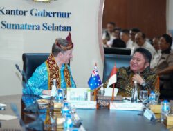 Gubernur Herman Deru Perkuat Kemitraan Sumsel–Australia, Dorong Pengembangan Sanitasi dan Ekspor Kopi