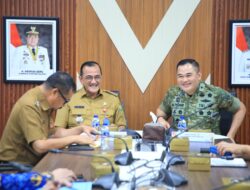 Sekda Edward Candra, Bahas Strategi Penyelesaian Konflik Tenurial dalam Audiensi dengan TNI