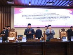 Raih Opini WTP ke-12 Berturut-turut, Gubernur Herman Deru Sampaikan Raperda Pertanggungjawaban APBD 2025 di DPRD Sumsel