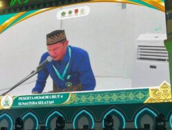 Peserta Sumsel Satu-satunya Finalis Tilawah Dewasa Putra dari Luar Jawa.   Laporan: Iklim Cahya Dari Lokasi MTQ Jateng 